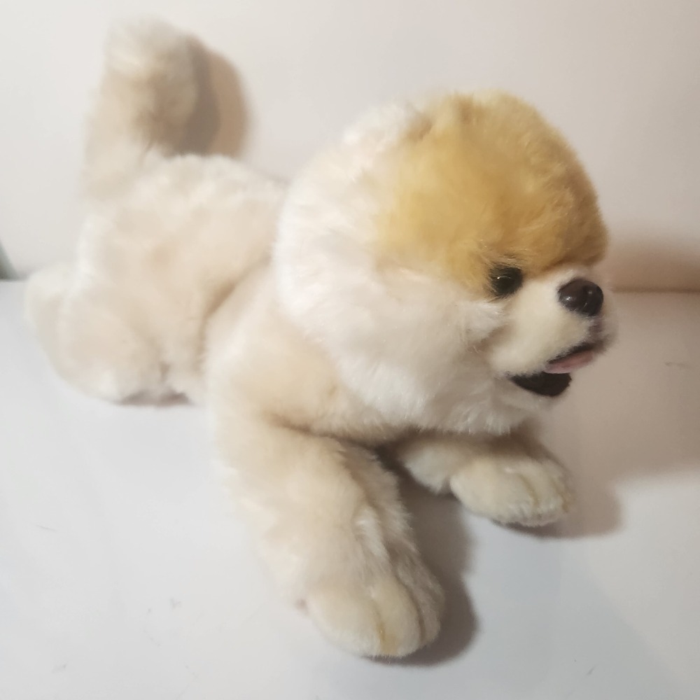 Gund Itty Bitty Boo Pomeranian Dog Plush Stuffed Animal Cream Tan 12 Inch‎